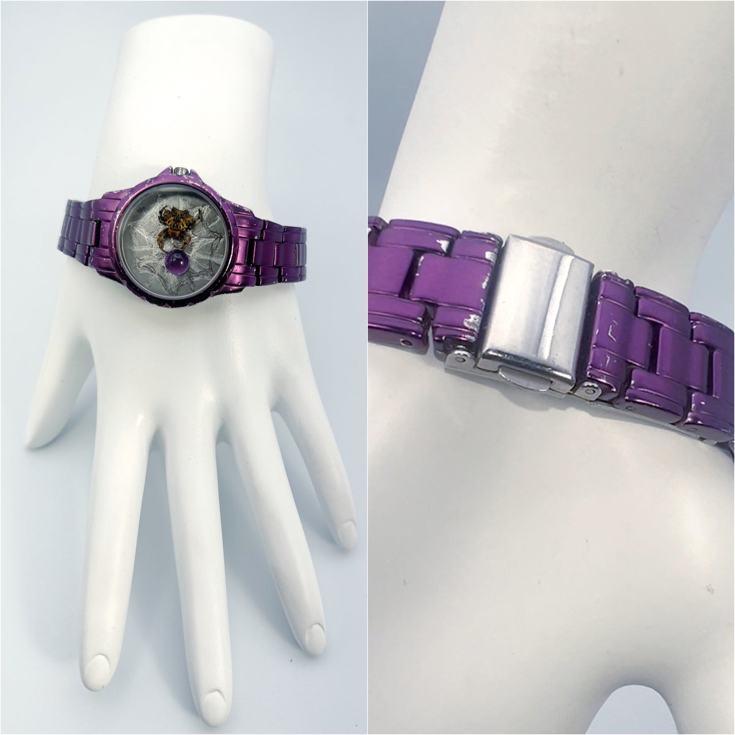 Spider & Amethyst Bracelet